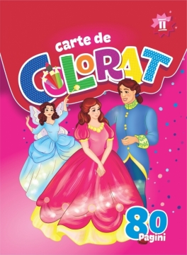 CARTE DE COLORAT CU 80 PAGINI PENTRU FETITE VOL.II#1